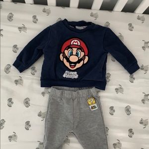 Zara Super Mario Sweatshirt Set
